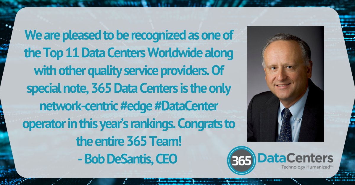 365datacenters's tweet image. We are proud to announce that 365 Data Centers has been recognized as one of the Top 11 BEST Data Center Companies by @softwaretestinghelp. We are honored to be the only #edge #datacenter operator among these other respected providers. hubs.ly/Q0109pNd0