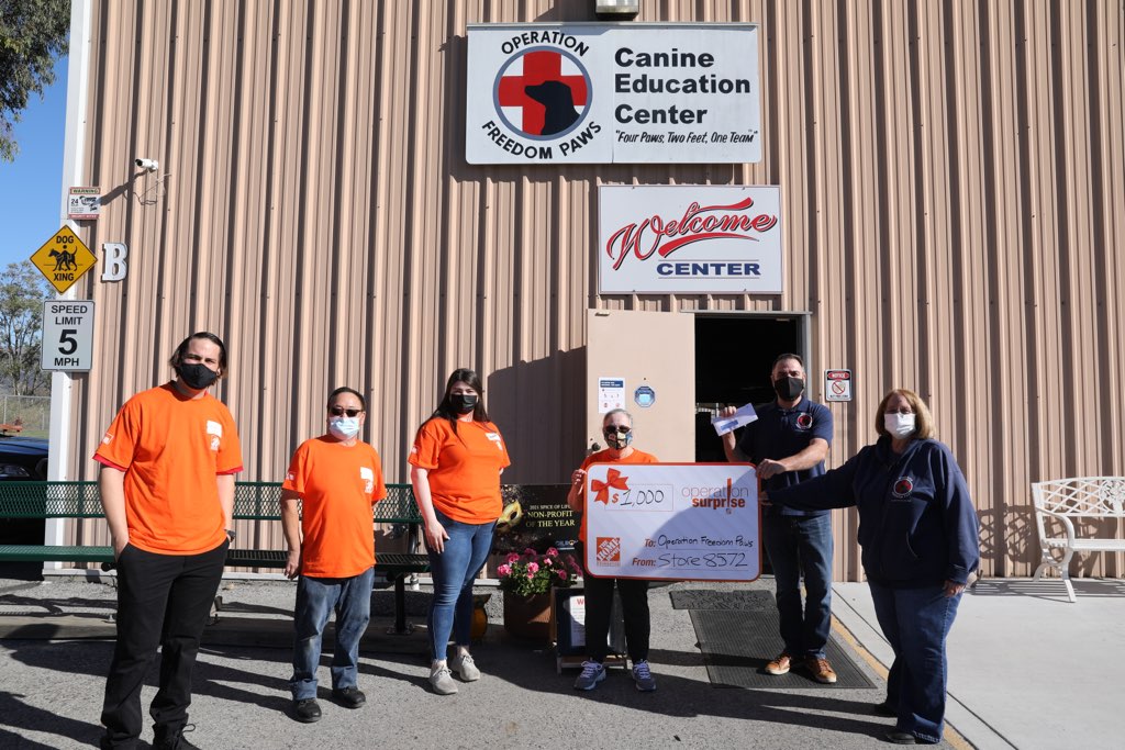 Derek Christianson (@derekc_thd) on Twitter photo Honoring our veterans with $1,000 grant to a Operation Freesom Paws! Helping veterans acquire service dogs. <a href="/Richard26396428/">Richard Cortez</a> <a href="/MRSSAHD/">Marissa</a> <a href="/SouzaLoretta/">Loretta</a> <a href="/MarkMendozaTHD/">Mark Mendoza</a> @Serenawood2009 @deb_mil2005 Honoring our veterans with $1,000 grant to a Operation Freesom Paws! Helping veterans acquire service dogs. <a href="/Richard26396428/">Richard Cortez</a> <a href="/MRSSAHD/">Marissa</a> <a href="/SouzaLoretta/">Loretta</a> <a href="/MarkMendozaTHD/">Mark Mendoza</a> @Serenawood2009 @deb_mil2005