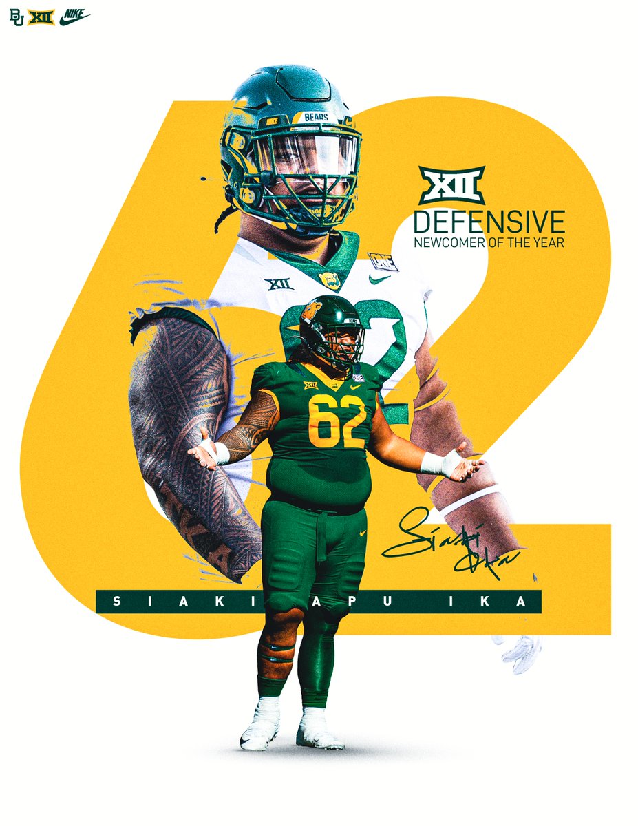 𝗕𝗶𝗴 𝟭𝟮 𝗗𝗲𝗳𝗲𝗻𝘀𝗶𝘃𝗲 𝗡𝗲𝘄𝗰𝗼𝗺𝗲𝗿 𝗼𝗳 𝘁𝗵𝗲 𝗬𝗲𝗮𝗿

<a href="/Jackfish801/">Siaki Ika'🇹🇴</a>

#SicEm | #BUncommon