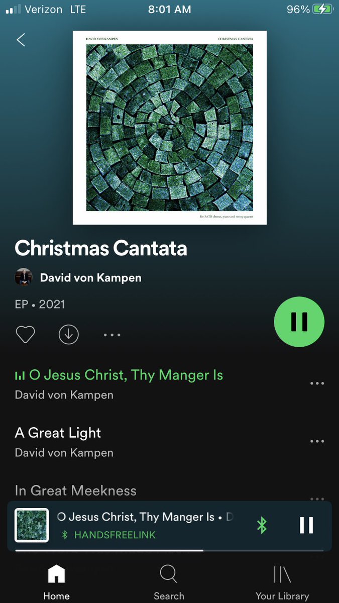 dvonkampen's tweet image. 🚨🎄CHRISTMAS CANTATA RELEASE DAY 🎄🚨

I composed this 5-movement work for church choirs a couple years ago. Recorded it with a bunch of friends back in June. Delighted to share now for your seasonal listening. Streaming everywhere!

open.spotify.com/album/4Y3BprmK…