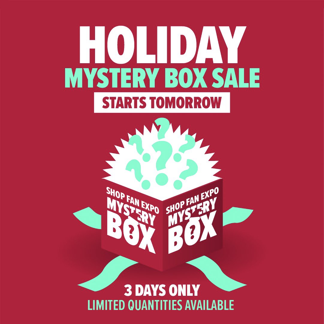 Berg Lionel Green Street nabootsen MEGACON Orlando on Twitter: "Shop FAN EXPO is proud to announce two brand  new Mystery Boxes are coming soon – a Standard box for $49.99 and a Premium  box for $89.99. These