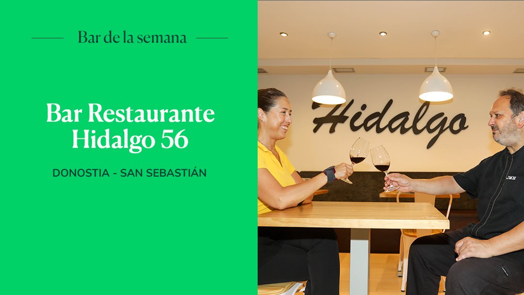guiapenin's tweet photo. 🥂 Si este puente de #diciembre vas a estar disfrutando de las calles de San Sebastián, anota nuestra recomendación semanal: @Hidalgoss56 . La combinación perfecta entre #vino y gastronomía https://t.co/3NEE5dUDam #BarDeLaSemana #MapaDeBares https://t.co/2OHrdWvVRR