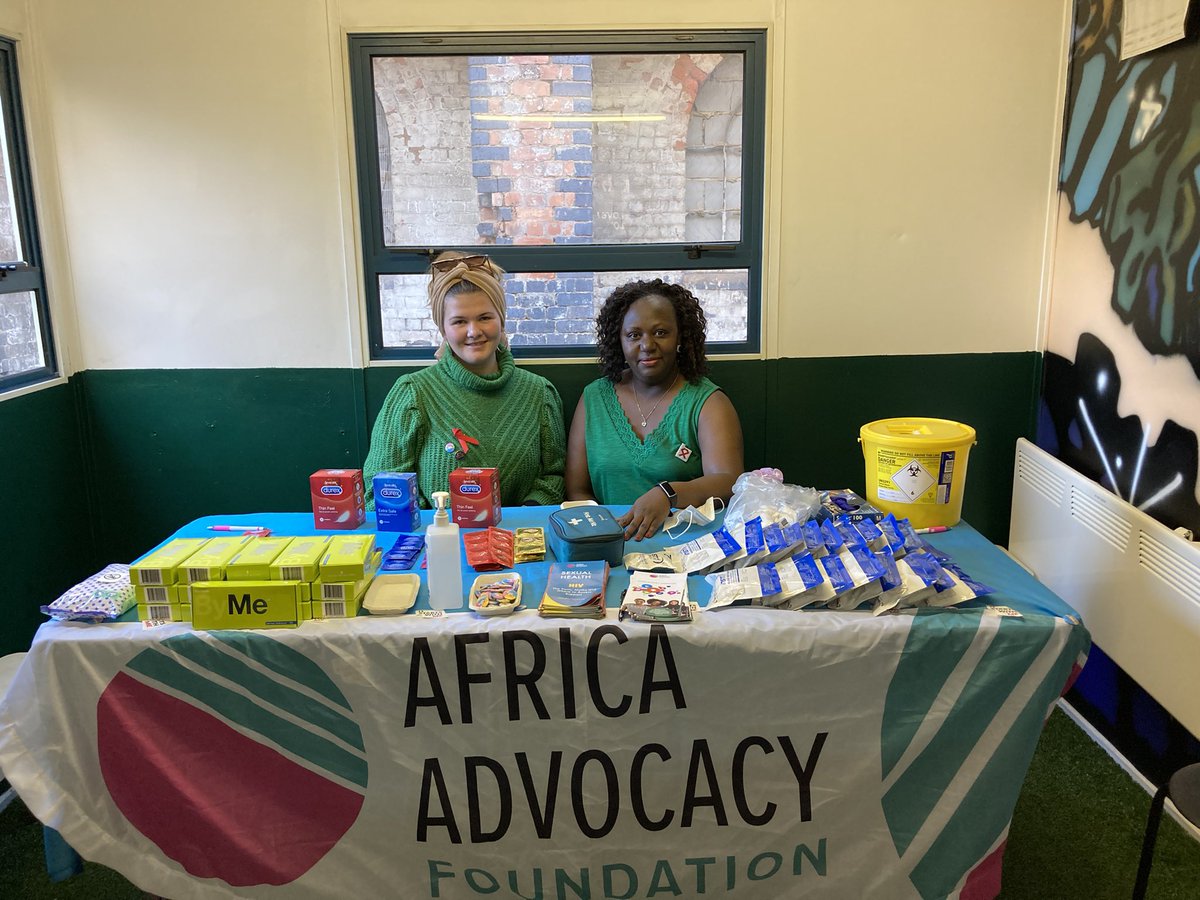 africadvocacy's tweet photo. Another day, another testing. Still celebrating #WorldAidsDay2021 Thanks to @TackleAfrica for the invitation and thanks to @durexuk for the condoms. #EndInequalities #endhiv #endhivstigma https://t.co/RI7pyIVpag