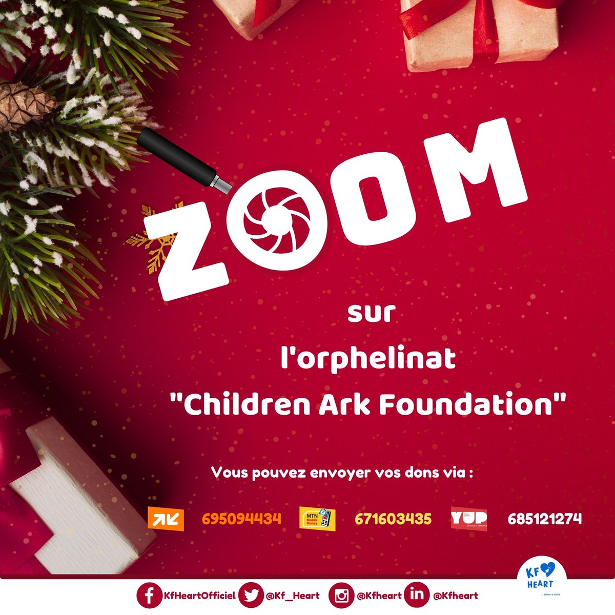 Kf_Heart's tweet photo. [ZOOM]
L'orphelinat Children ARK Foundation est l'un des deux centres que nous visiterons. Situé à Bonabéri, ce centre accueille 07 enfants âgés de 4 à 13 ans issus de la crise NOSO.
Pour en savoir plus: https://t.co/lU3td8MFBx
Nous comptons sur vous!
#KFThon #KFHeart #KF47 #KF48 https://t.co/UCwrGXdYp9