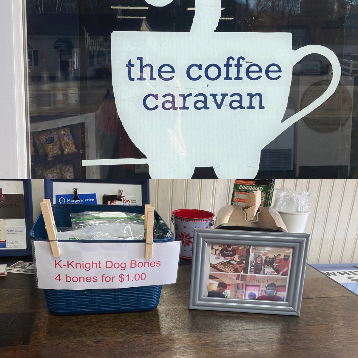 Please support the coffee caravan business because they support K-knight Dog Bone Business.  Today is National Special Education Day!@AllInAtKings @Kings_HS <a href="/Kings_Schools/">Kings Local Schools</a> <a href="/Dave_Leist/">Dave Leist</a> <a href="/DawnGould_/">𝔻𝕒𝕨𝕟 𝔾𝕠𝕦𝕝𝕕</a>