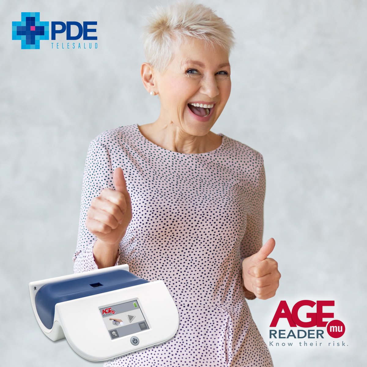 prevencion_PDE's tweet photo. Sabías que: El #AgeReader permite la detección temprana de pacientes de diabetes en riesgo de desarrollar complicaciones cardiovasculares. Conoce más y agenda tu cita al 📞 5580621450
.
.
#PrevenirATiempoSalvaVidas #Diabetes #diabetestipo2 #diabetesmellitus #contraladiabetes https://t.co/9rdO2P3THO