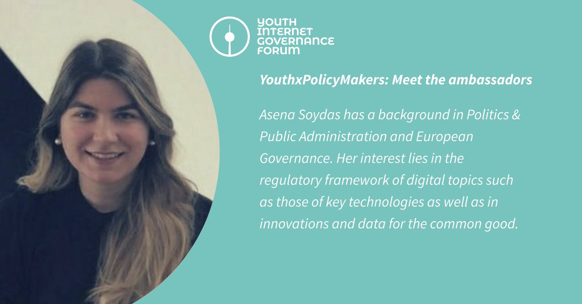 For #YouthxPolicyMakers ambassador <a href="/soydasena/">Asena Soydaş</a>, societal digital transformation is inevitable. With the right regulatory framework, she believes it could make our world more democratic.
