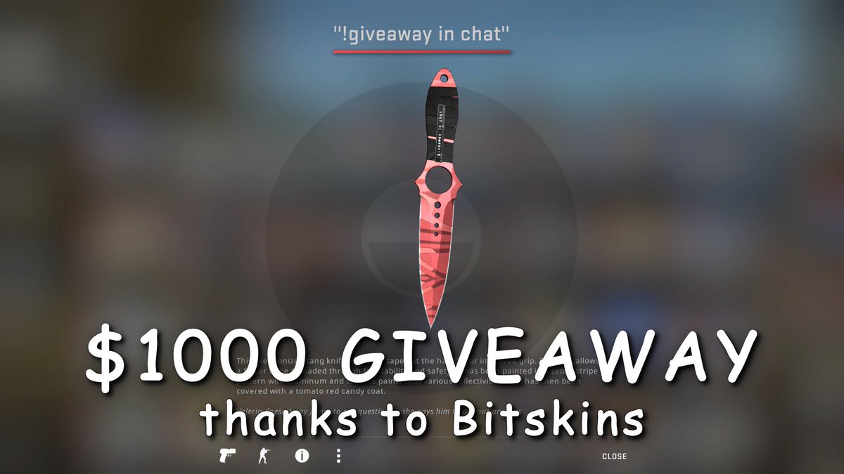 New month = New Giveaway
$1000 Skeleton Knife Slaughter (Factory New)

- RT &amp; Follow me
- Follow my Instagram: instagram.com/kevin.tweedale/
- Follow 
<a href="/BitSkinsCom/">BitSkins | Buy and Sell CS2 skins</a>

Enter here👉bit.ly/tweedec21
GLHF to all :)