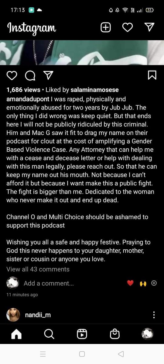 niqita11's tweet photo. Amanda du Pont we support you and stand by u sis😭😭😭💔 https://t.co/2GvpWVKIuZ