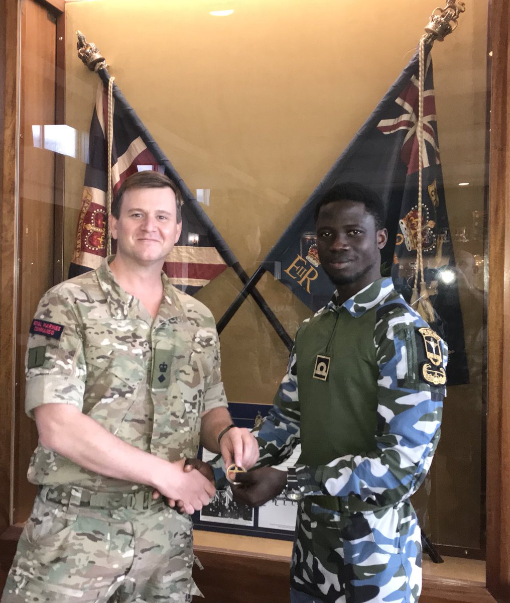 CO 42 Cdo was privileged to attend the end of the All Arms Commando Course where he saw  SLt A.D. awarded his Green Beret. A.D is from 42’s Partner Force in Nigeria and this is a great achievement. <a href="/CommandoTRG/">Commando Training</a> <a href="/ColSimonChapman/">Simon Chapman</a> <a href="/UKinNigeria/">UK in Nigeria🇬🇧🇳🇬</a>
