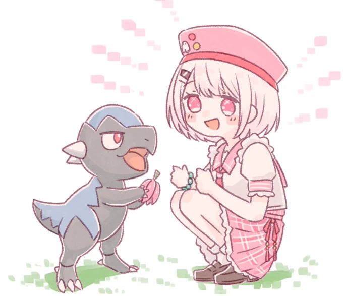 カシブのみを拾ってきたボーマンダ(ズガイドス)
 #しいなーと 