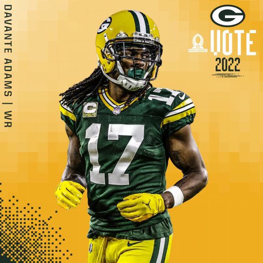 Davante Adams (@tae15adams) on Twitter photo Lets make it 5 in a row. Thanks you guys 🙏🏾 <a href="/tae15adams/">Davante Adams</a> + #ProBowlVote RETWEET RETWEET !! Lets make it 5 in a row. Thanks you guys 🙏🏾 <a href="/tae15adams/">Davante Adams</a> + #ProBowlVote RETWEET RETWEET !!