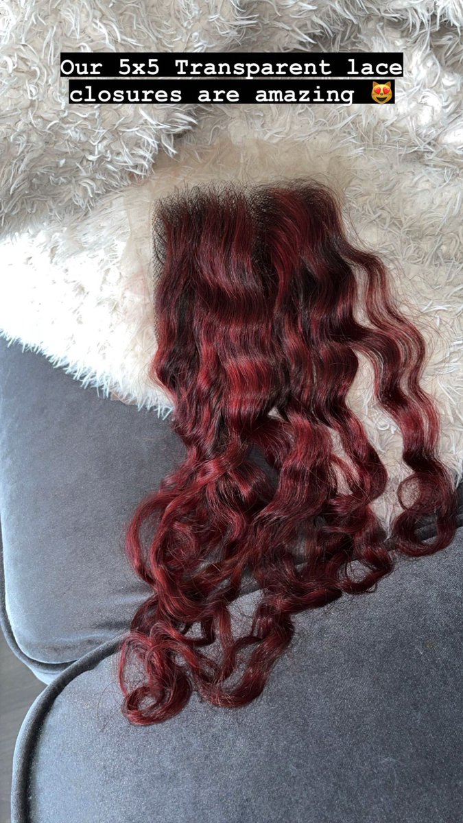 theluxeplush's tweet photo. Our 5x5 transparent lace closures are so spacious and bomb! ❤️❤️ 

Customized color for closures, frontals + bundles 

Shop online now (https://t.co/IykUXwNO66) https://t.co/40TcpGIoxD
