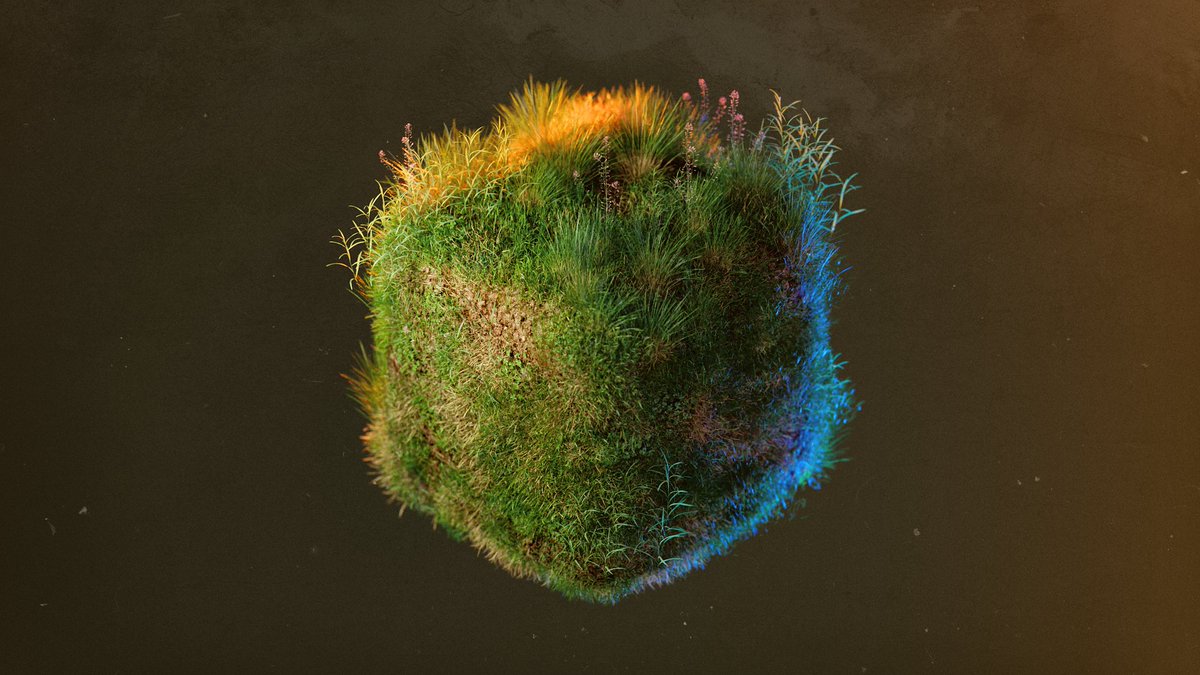 This used to be the default cube.

A quick test of #botaniq for #Blender3d.