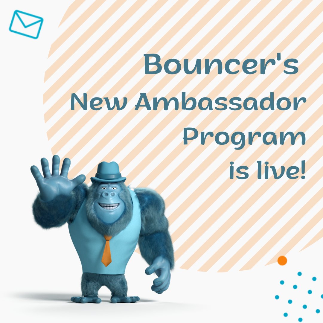 New Bouncer's Ambassador Program is now live!
We wanted to make it super simple and at the same time fair and generous. Thus we'll be happy to share 20% of revenue coming from your referrals perpetually 
Join our program here: bouncer.partnerstack.com/?group=ambassa…