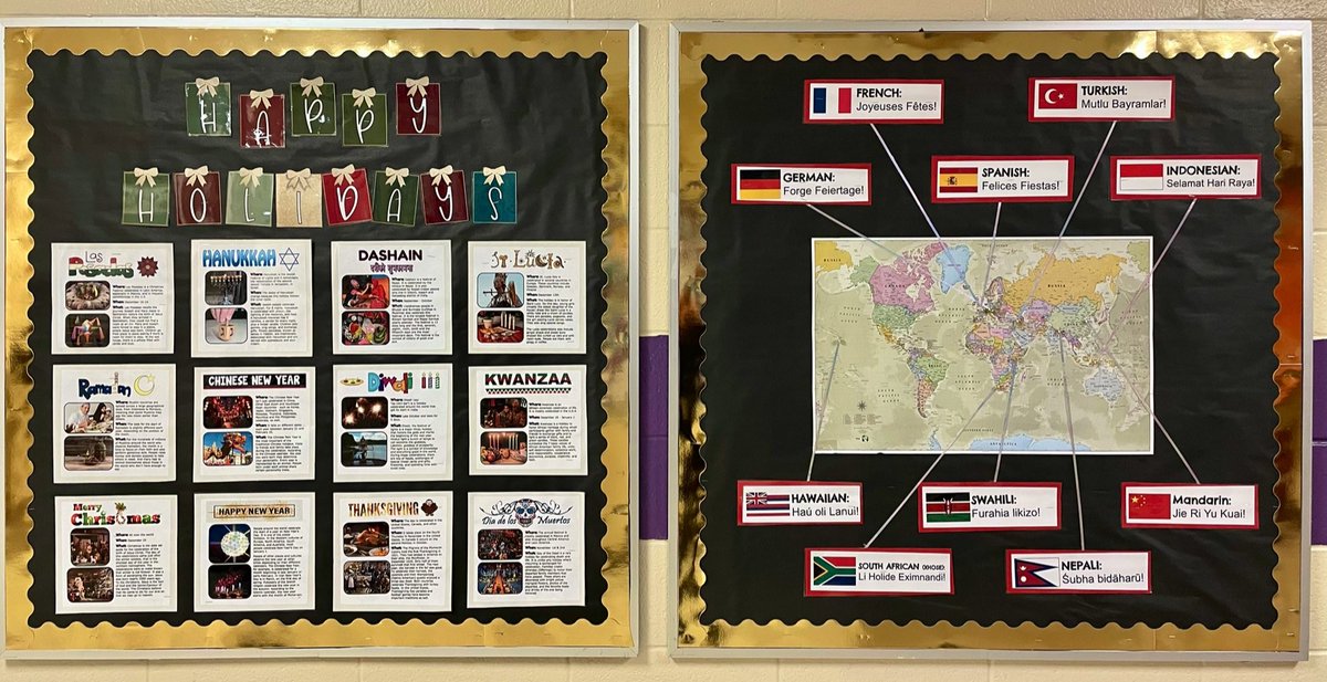 As the holidays draw near, it's the perfect time to teach kids about how different cultures celebrate holidays around the world! Learning about different holiday celebrations helps students develop an appreciation for their peers &amp; community and develop a global perspective.