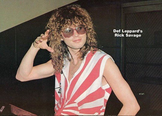  hysteria by a lot
and happy birthday to Rick Savage 