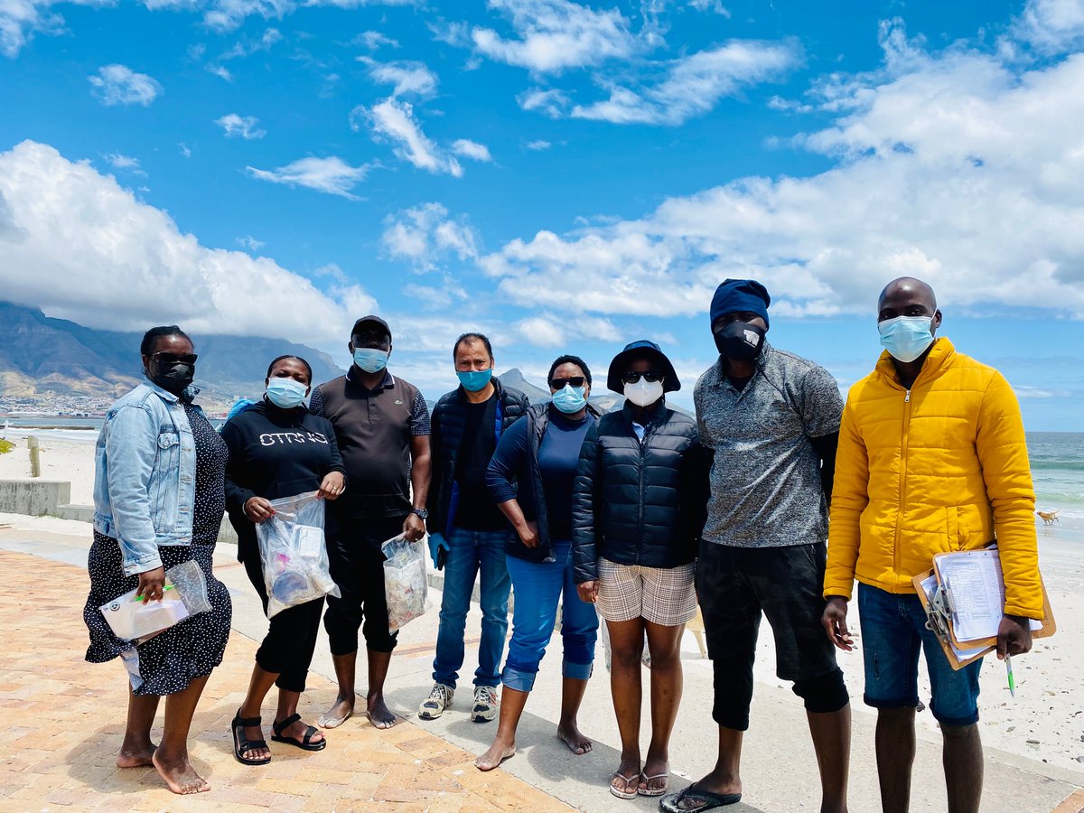 BCLME3's tweet photo. Cape Peninsula University of Technology offered a practical litter and microplastics monitoring exercise to the Parties of the Benguela Current Convention for them to implement monitoring in their respective countries.@CPUT https://t.co/YURjLsjd1V