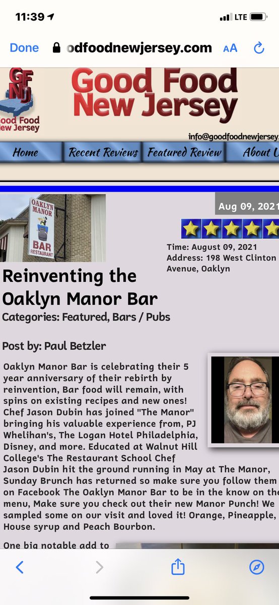 GoodFoodNewJers's tweet photo. August 2021 feature @oaklynmanorbar new menu getting some ❤️. Link in bio #njbar #njpub #njfoodie Feature your #restaurant #bar #pub #catering #foodie DM us to get started! https://t.co/KdVHyoDgnh