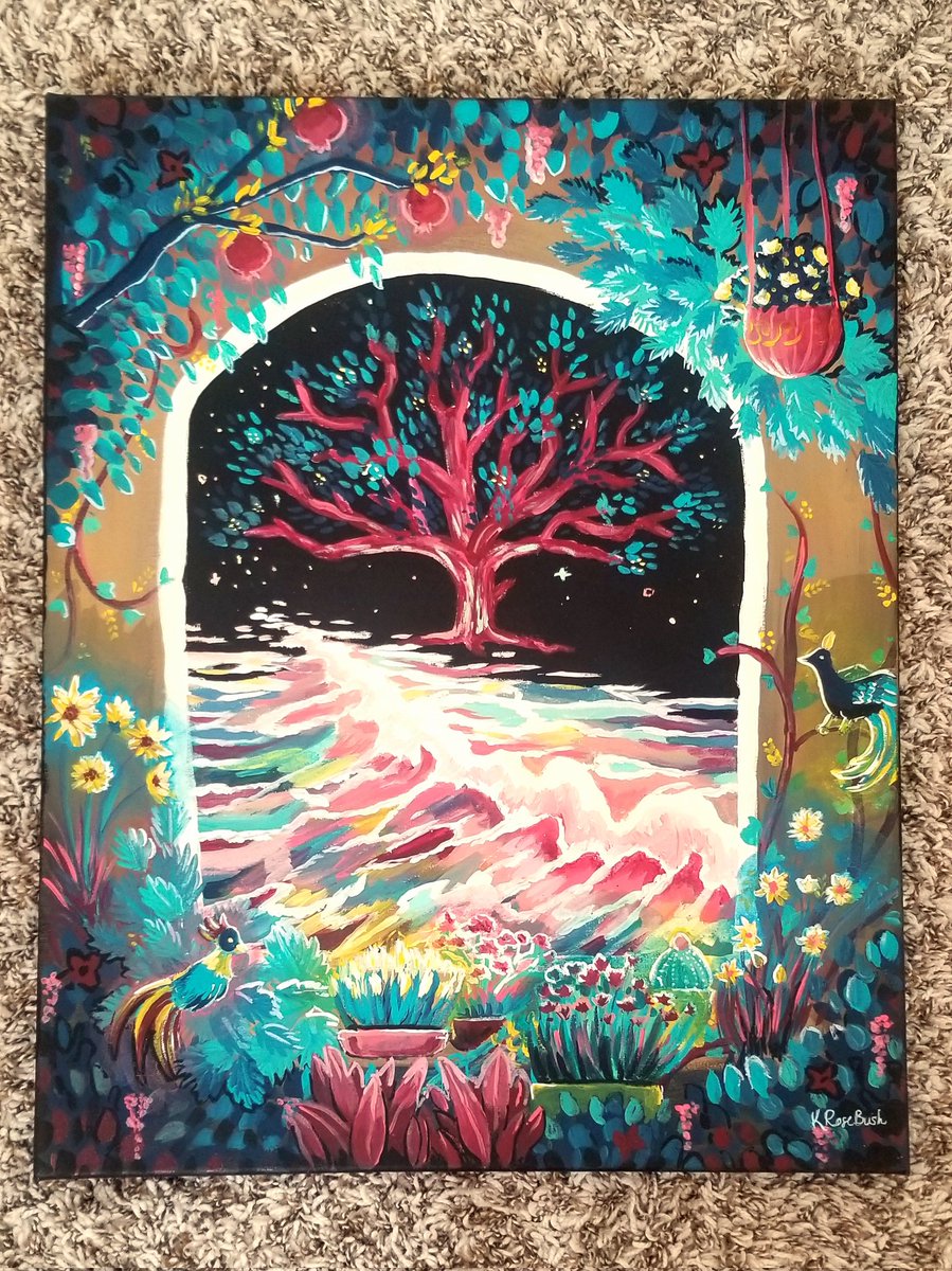 k8rosebush's tweet photo. @ace_of_dragons Hi!! Im kate i do traditional media paintings, typically acrylic. Im just getting back into twitter recently, thanks for doing an art share. Heres some of my work❤ https://t.co/TYt8FKTvVO