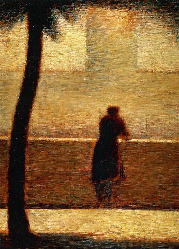 ‘Art is Harmony.’ - Georges Seurat

A Man Leaning on a Parapet, c.1881
