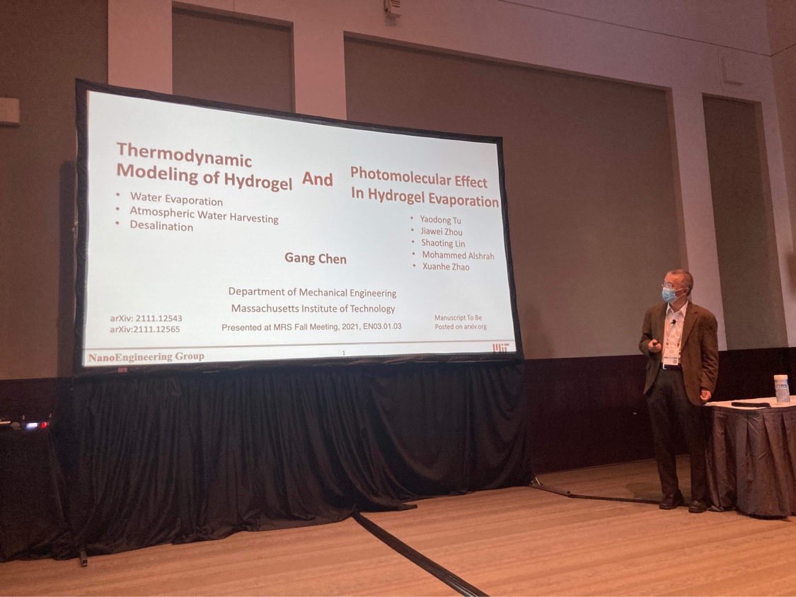 Zhigang Suo (@zhigangsuo) on Twitter photo Professor Gang Chen, <a href="/MIT/">Massachusetts Institute of Technology (MIT)</a>, has just given a talk at the Materials Research Society Meeting in Boston.
<a href="/MITMechE/">MIT MechE</a> <a href="/AASForumOrg/">Asian American Scholar Forum</a> <a href="/apa_justice/">APA Justice</a> <a href="/AAAJ_AAJC/">Advancing Justice - AAJC</a> Professor Gang Chen, <a href="/MIT/">Massachusetts Institute of Technology (MIT)</a>, has just given a talk at the Materials Research Society Meeting in Boston.
<a href="/MITMechE/">MIT MechE</a> <a href="/AASForumOrg/">Asian American Scholar Forum</a> <a href="/apa_justice/">APA Justice</a> <a href="/AAAJ_AAJC/">Advancing Justice - AAJC</a>