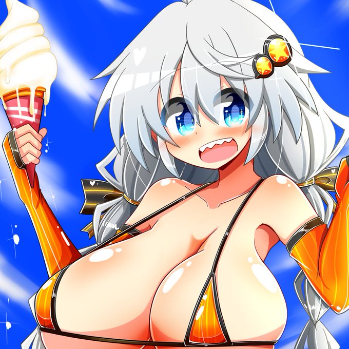 ビキニとアイスとあかりん | りんどう #pixiv https://t.co/T3zi3HdhvI 
