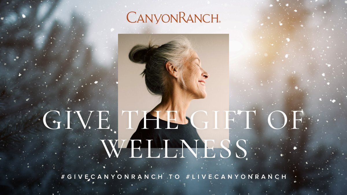 This holiday season, give wellness, purpose, and health to the ones you love with transformative Canyon Ranch gift experiences to help attain and maintain lasting energy, joy, and peace. Shop now give.canyonranch.com

#GiveWellness #GiveCanyonRanch #HolidaySeason2021