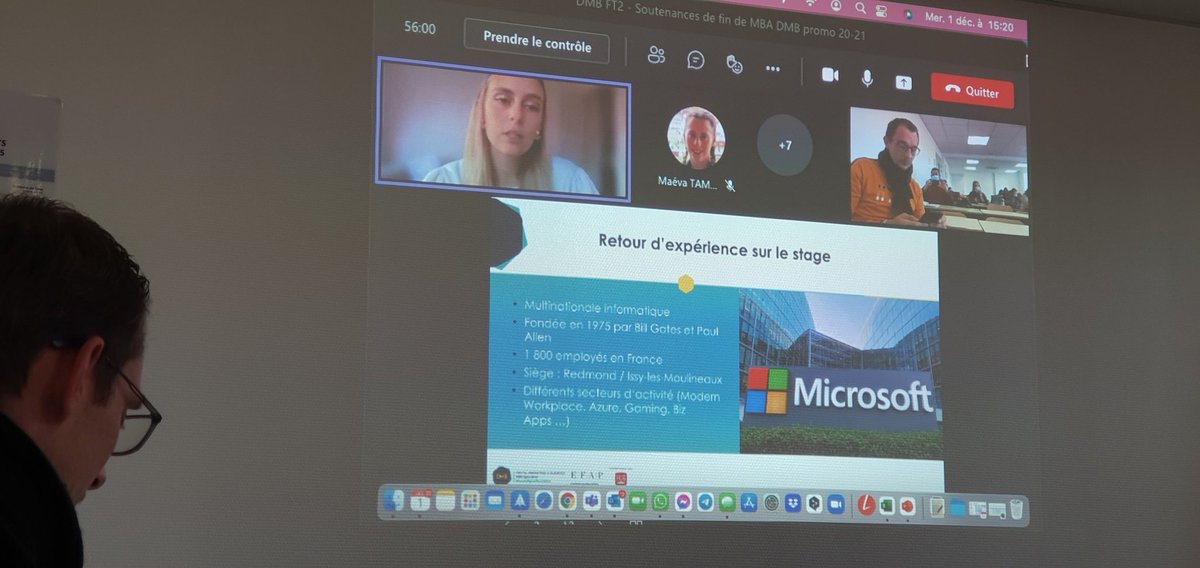 Partage d'expérience hier avec comme maitres mots :
#Bienveillance #Alumni #mbadmb

Encore merci à <a href="/kohlclarence/">Clarence Kohl</a> 
En te souhaitant pleins de belles missions chez #microsoft 🚀