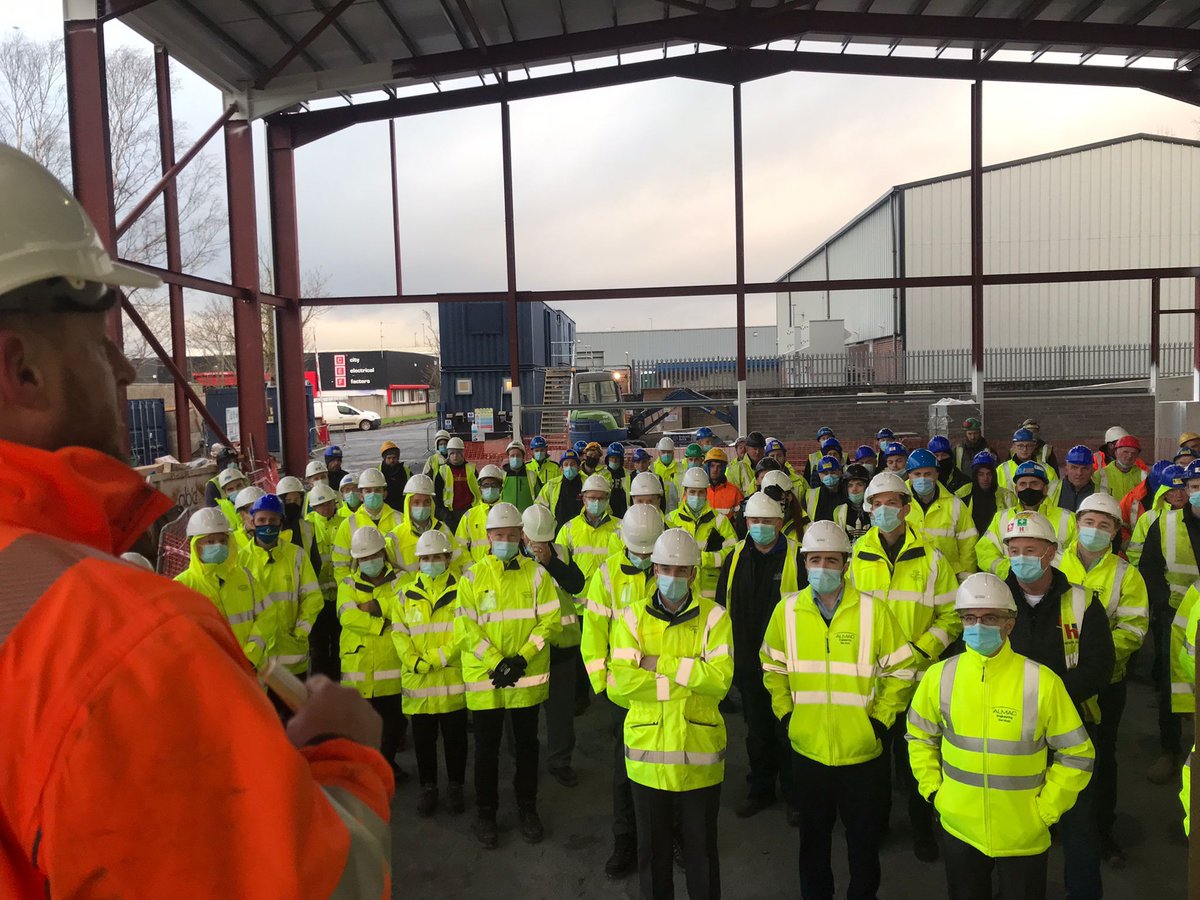 HeronBros's tweet photo. Yesterday, @AlmacGroup and Heron Bros. collaborating on a Pre-Christmas Safety Stand down to show our management committment to the Health and Safety of all our workers. Topics discussed were Mental Health, Working at Height, Dust & Fumes and Noise at Work.
#ProjectSafety https://t.co/aHFsje6vU5