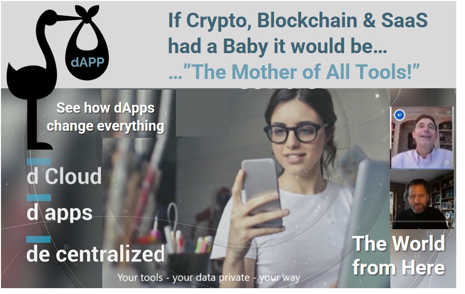 If #Crypto, #Blockchain and #SaaS Had a Baby…

The Stork is about to deliver a new dApp baby. Talk about Utility Value on the Blockchain!

ow.ly/pqTN50H23aW

What's a #dApp? Join us Friday, 12-3 at 9:30 a.m. PST and we'll tell you why dApp's will take over everything.