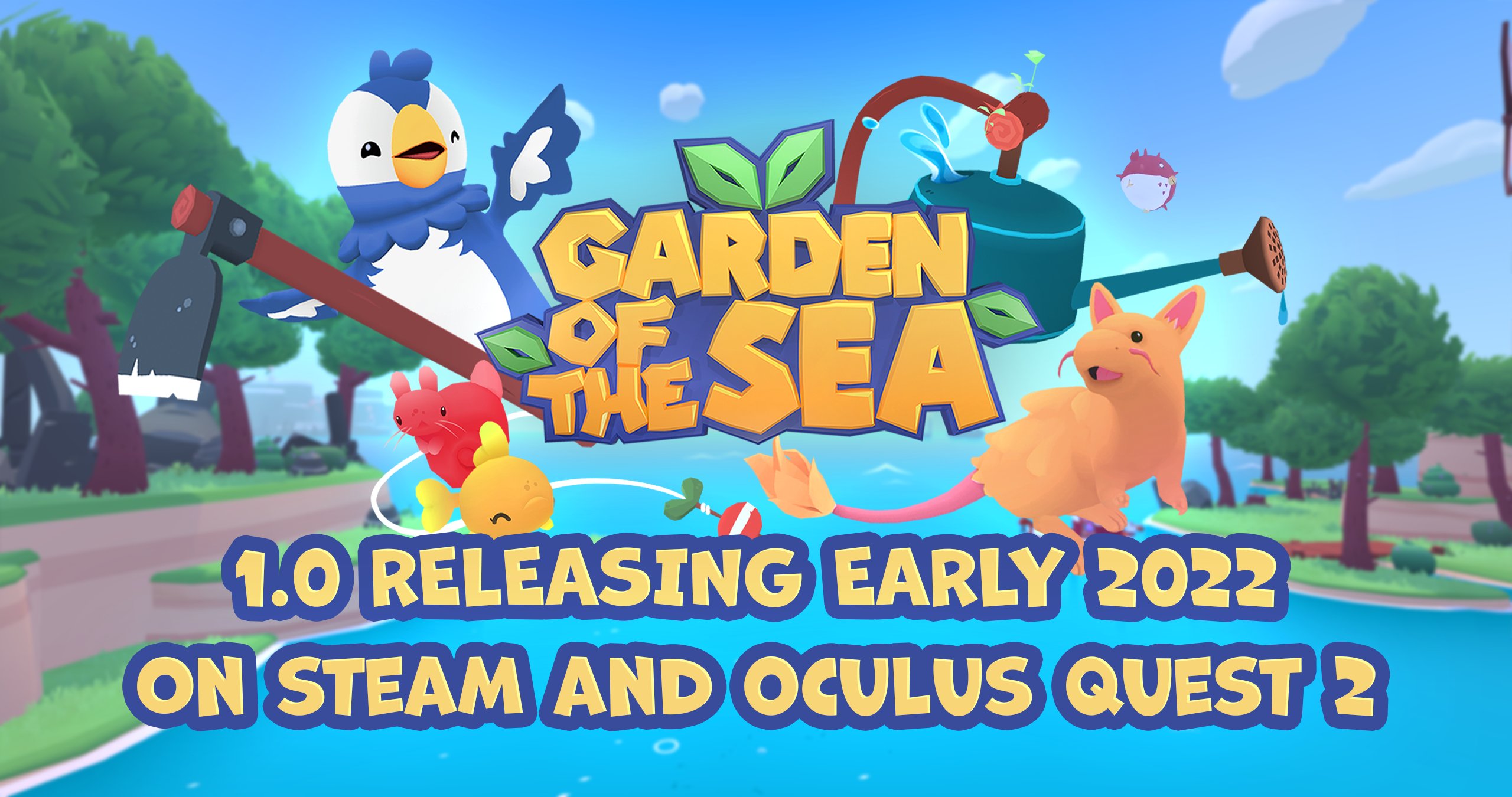 Turbine ur Synslinie Neat Corporation on Twitter: "We are so happy to announce that Garden of  the Sea 1.0 will be coming to Oculus Quest 2 and Steam early 2022! 🌱  #GardenOfTheSea #VR https://t.co/dmVZFhKcCp" / Twitter