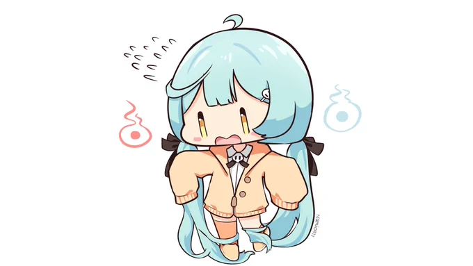 careful with the hair Yoki!
can't wait for the debut
#Yokillust 