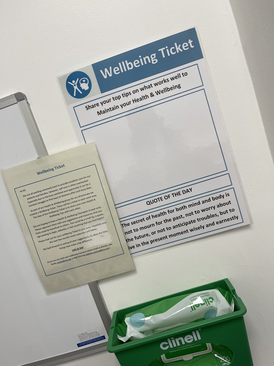 Wellbeing tickets 🎫 to help share 🔝 tips on how to better maintain your health and wellbeing☺️😇They will be popping 🆙 on a ward near you 🔜  Always remember Taking care of yourself is the most powerful way to begin to take care of others ❤️ Thank you <a href="/Schornigsteffi/">Stefanie Schörnig</a>  &amp; Julie