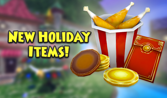 Get into the holiday spirit! 🥧

New holiday housing items are here! Celebrate the holidays with Chocolate Coins, Latkes, Pumpkin Pie, and more. Check them out now! wizard101.com/game/new-holid… #Wizard101