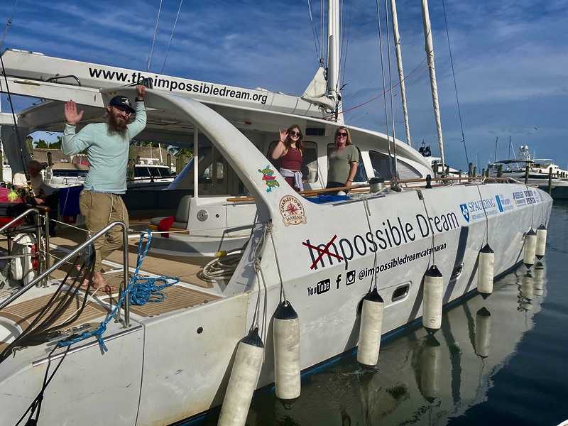 All dreams are possible, especially aboard the Impossible Dream, Shake-a-Leg's notorious catamaran accessible to all ⛵😄

​#sailing #miami #catamaran #accessibility