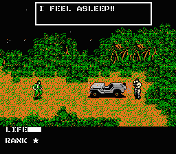 I feel asleep!! | Metal Gear | NES
