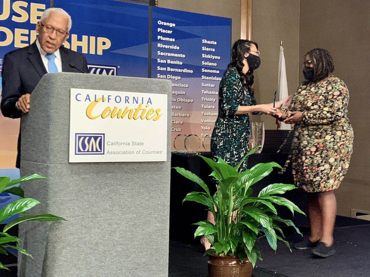 CSAC_Counties's tweet photo. We want to take a moment to boast about CSAC's own Chastity Benson, Director of Operations & Educational Programs for California Counties Foundation, for her very own Circle of Service Award for her outstanding service to #CACounties. @CSACInstitute #CSACAM2021 https://t.co/qKJrpu1uBL