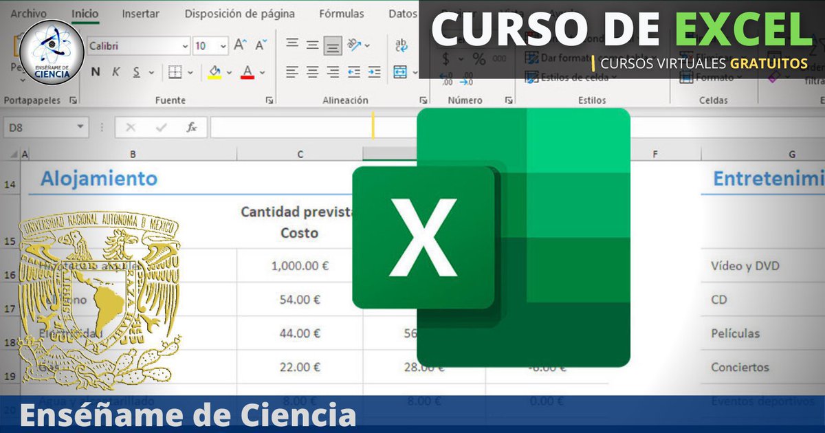 EnsedeCiencia's tweet photo. Domina Excel como un experto gracias a este curso gratuito que la UNAM pone a tu alcance ¡Con certificado! 😯

✅ https://t.co/e3rABAwxOK https://t.co/jPlppG0ibf