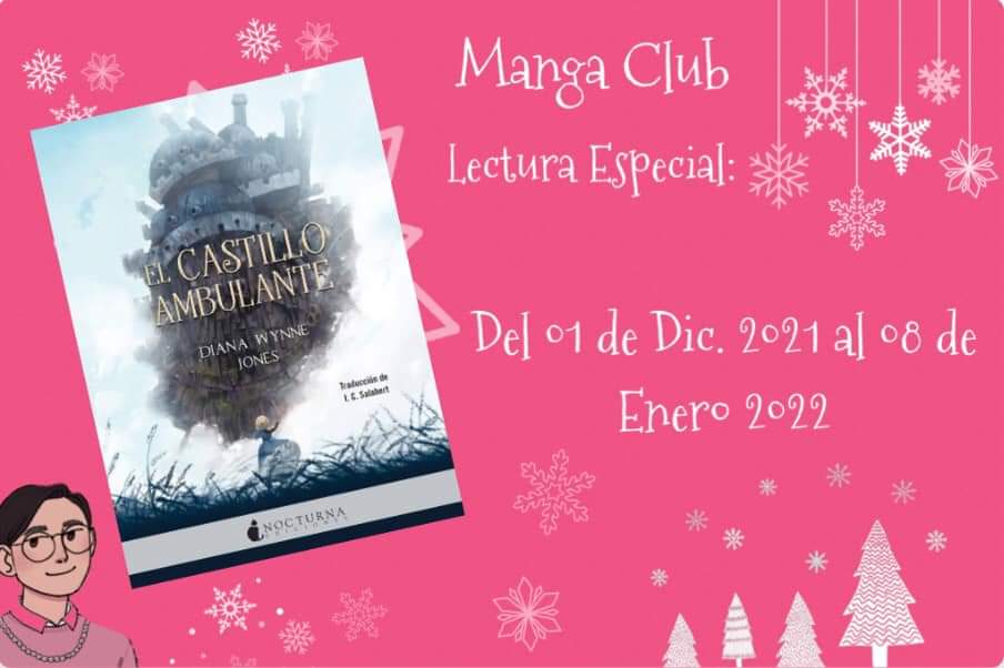 Lorelupin_07's tweet photo. Y en el #ClubCaldero nos unimos a @clowplace y el #ClubManga en este mes de Diciembre a su Lectura Conjunta #ElCastilloAmbulante https://t.co/sEuyVsrsBB