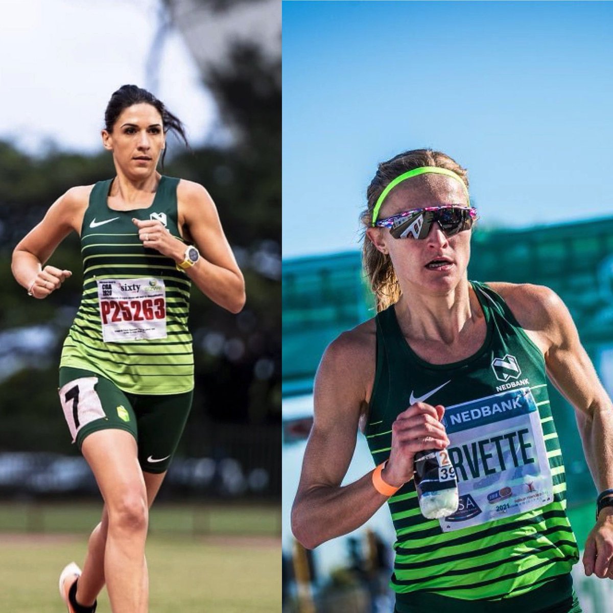 All roads lead to Gqeberha for <a href="/irv87/">Irvette van Zyl</a> &amp; <a href="/chrizell_e/">Chrizell Roberts</a> this weekend! With the travel ban on South Africans, #NedbankRunning Club teammates Van Zyl and Roberts had to ditch their Valencia Marathon plans

nedbankrunningclub.co.za/News/DisplayNe…
<a href="/ThirstiW/">THIRSTI WATER</a> <a href="/BiogenSA/">Biogen</a> <a href="/futurelifeza/">FUTURELIFE®</a> #Bavariaza <a href="/Nike/">Nike</a>