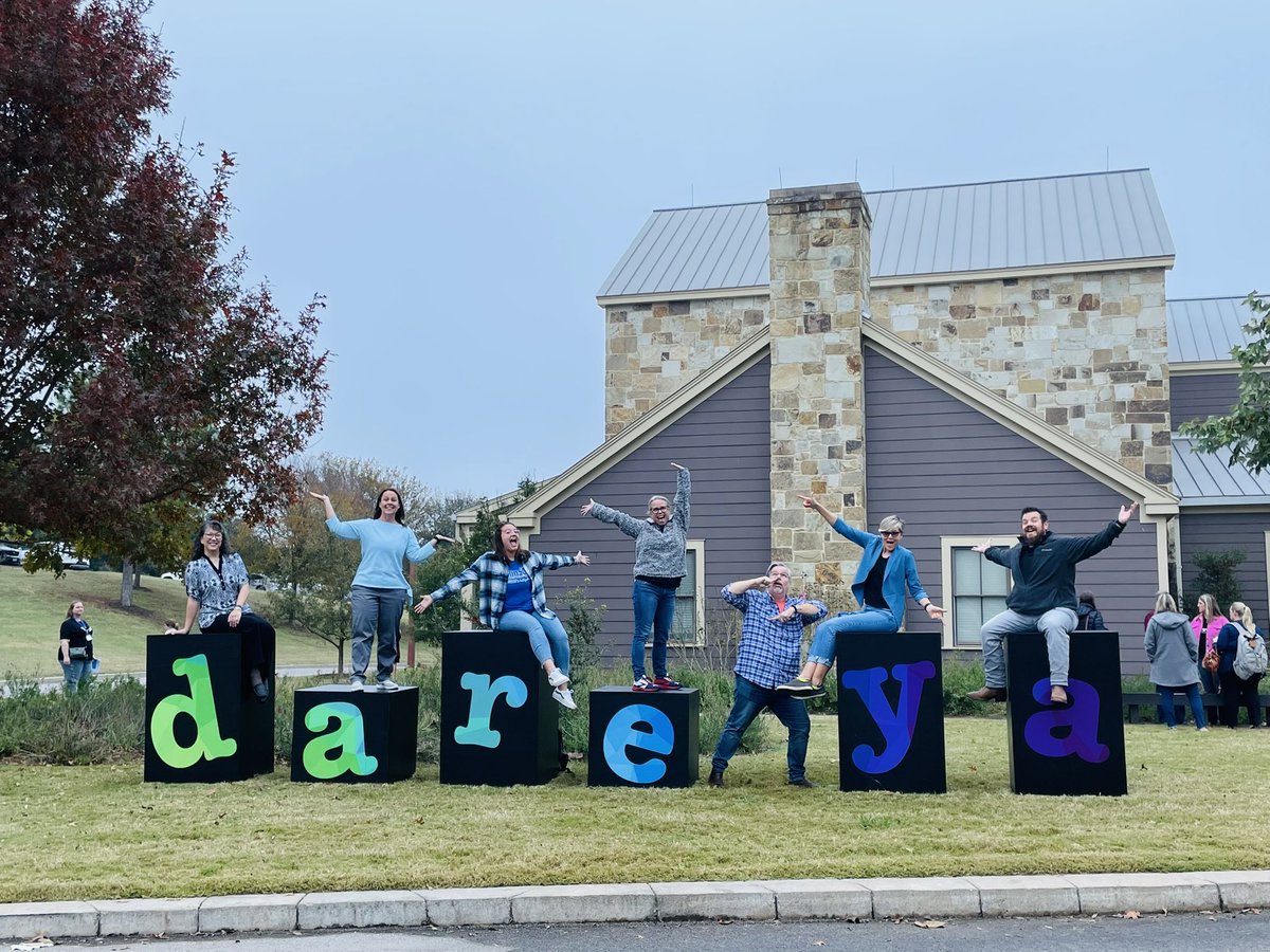 LeoneClark's tweet image. What a great think! Conference!!! I ❤️ @lead4ward ! #dareya #think2021 Check out this gaggle of Gators from the ESC &amp;amp; high school!! ❤️🐊❤️