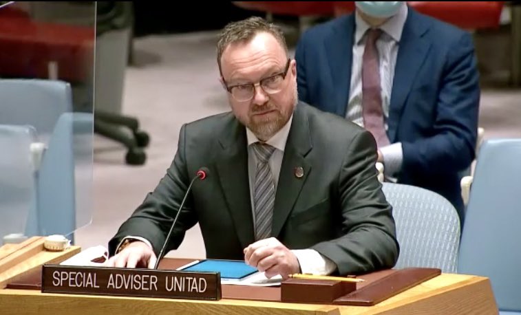 NorwayUN's tweet image. We thank 🙏 Special Adviser Ritscher for today’s #UNSC briefing on #UNITAD

#NorwayUNSC commends continued progress in the Team’s investigations, incl on ISIL’s #SGBV crimes

👉 UNITAD’s work is crucial for ensuring accountability for perpetrators &amp;amp; justice for survivors in #Iraq