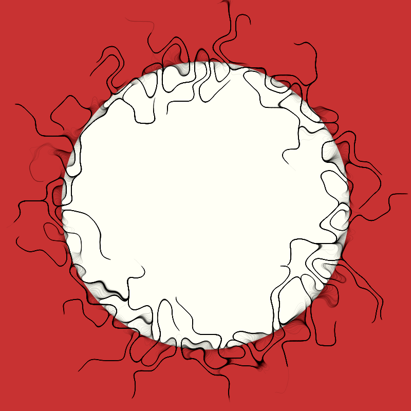 NostaticSoft's tweet photo. Solar Corruption #generativeart https://t.co/R3wqBxjziB
