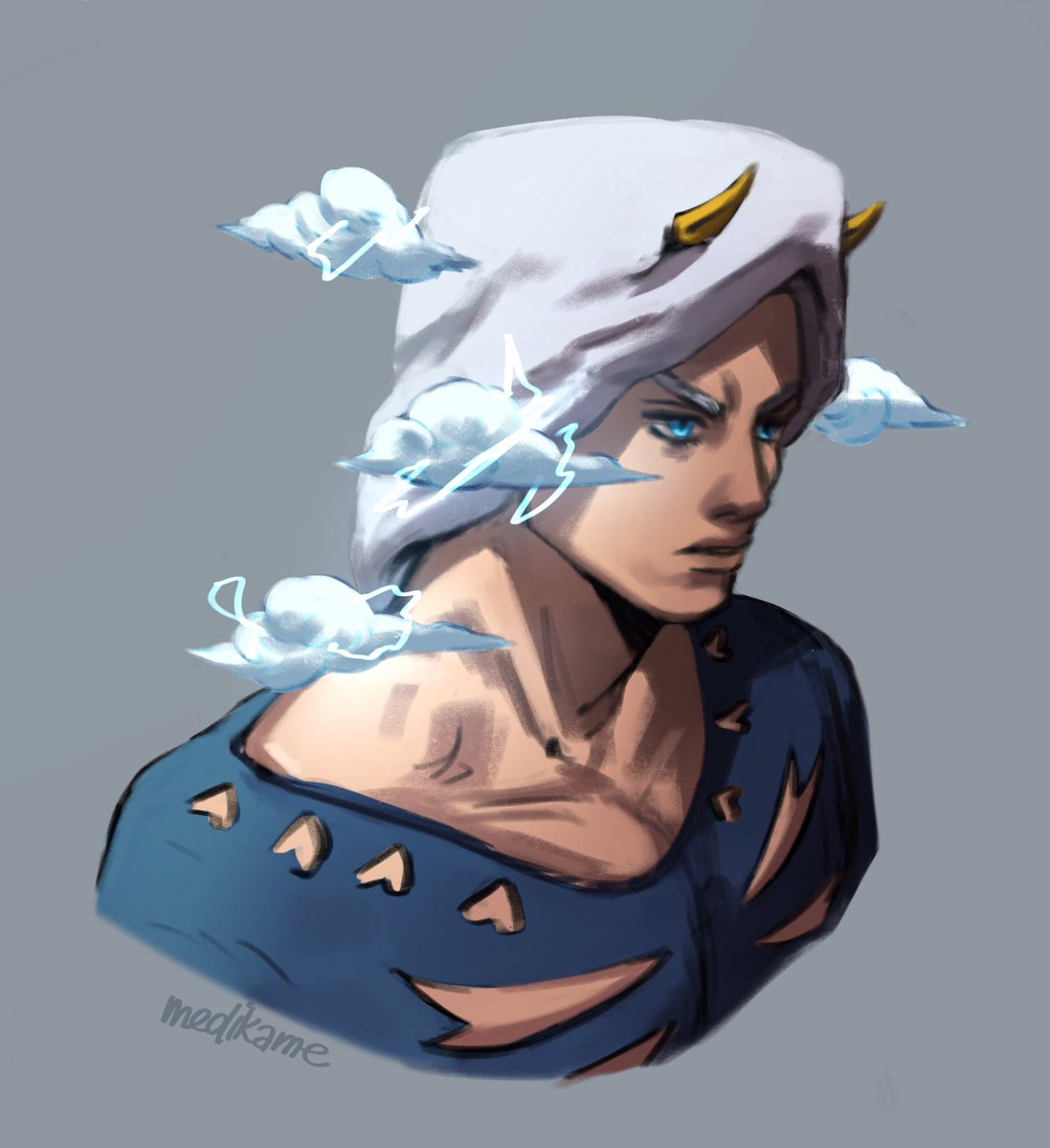 medikamee's tweet photo. Weather report 🌩 #StoneOcean #JOJOsBizzareAdventure #StoneOceanAnime https://t.co/5K752eDW3m