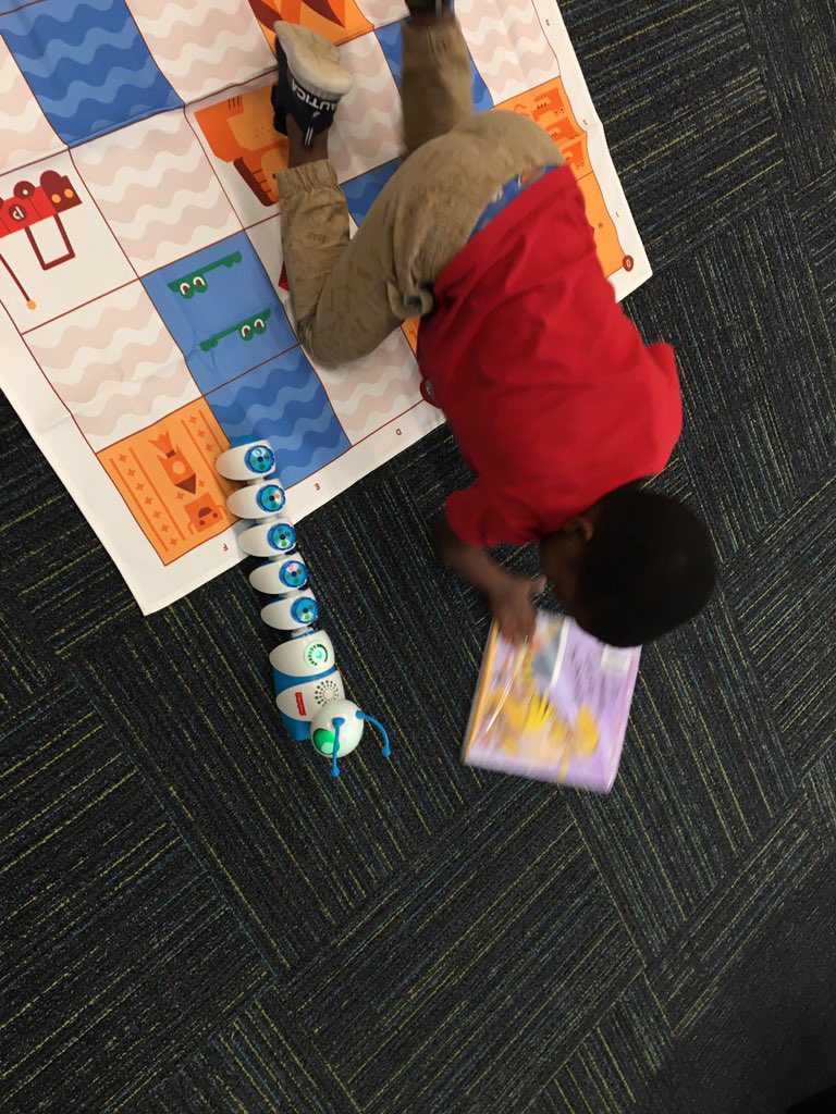 ACELibrarian1's tweet photo. It’s Coding Playground week in the Glenhope Learning Commons. Check out what these Kindergarten coders are exploring! #GHESGators #GCISDLib #GCISDReads #GlenDec21 https://t.co/bGribC35IY