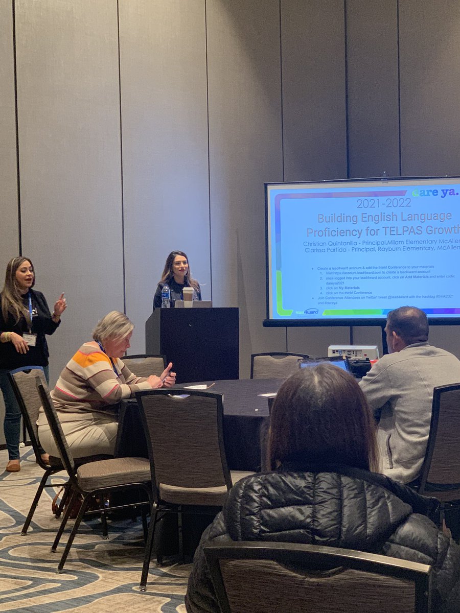 Here our amazing Principals presenting at the Lead4ward Think Conference! Way to represent McAllen ISD! @Rockets120 @BenMilamElem @Claire282916 @mrsQuintanilla1 #think2021 #dareya #lead4ward @lead4ward