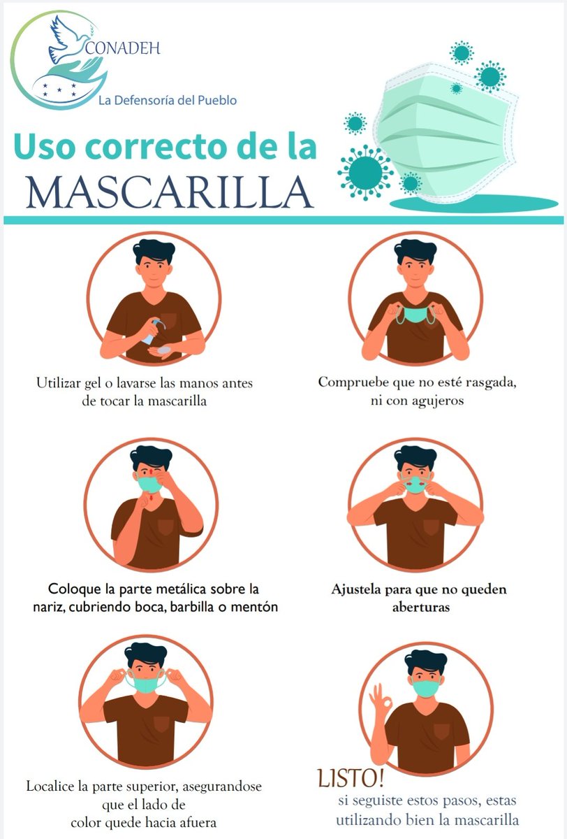 CONADEH's tweet image. #NoBajesLaGuardia continúa aplicando todas las medidas de #Bioseguridad