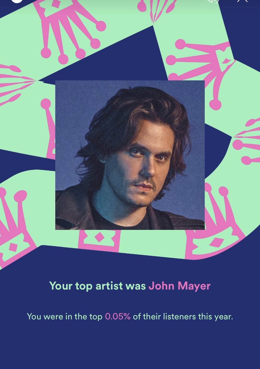 _aryaminion's tweet image. I am @JohnMayer ’s 0.05% 
Now hey, I don't ask for much, but if this doesn't call for his free merch, I don't know what will! Every head must bow and every tongue must confess, @JohnMayer is the GOAT! #godstuff