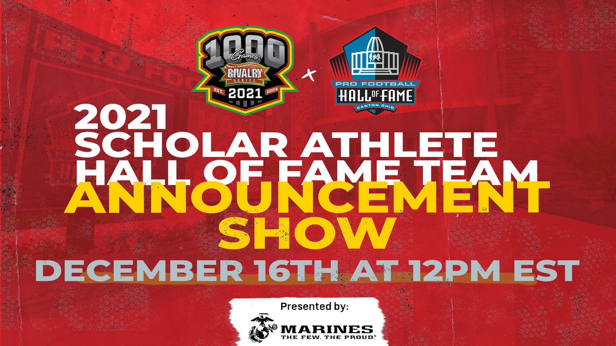 AmericanRivalry's tweet image. Join us on December 16th when we announce the Great American Rivalry Series 𝕾𝖈𝖍𝖔𝖑𝖆𝖗 𝕬𝖙𝖍𝖑𝖊𝖙𝖊 Hall of Fame Team ‼

Until then, support your favorite athlete to make sure he makes the coveted Top 25. ⤵️

🗳 garshofteam.com
📺 fb.me/e/1Vz5jlTGQ